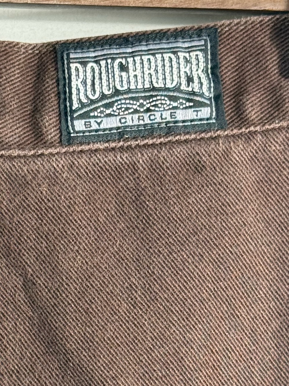 vintage Roughrider by Circle T colorblock Western jeans from 1980-90’s - Picture 2 of 5